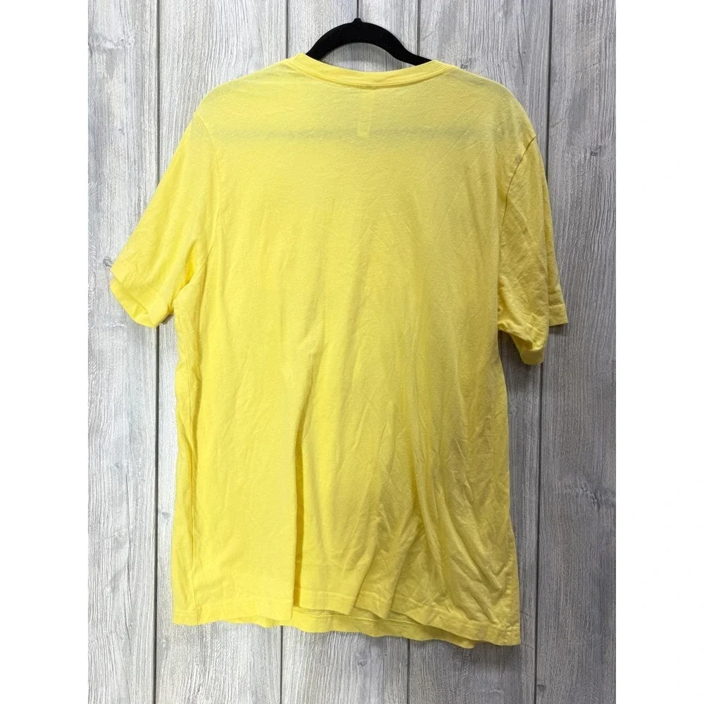 Forrest Gump Bubba Gump Shrimp Co T Shirt Mens XL Yellow Stanley Desantis Movie